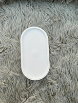 Handmade Jesmonite Trinket Tray – Luxury Decorative Tray for Jewelry, Keys & Home Decor