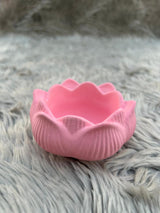 Handmade Jesmonite Lotus Bowl – Luxury Decorative Dish for Jewelry, Candles, & Aesthetic Home Decor