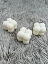 3-Piece Bubble Candle Set with Real Gold Leaf — Luxury Scented Decorative Candles | Home Décor, Gifts & Aesthetic Styling