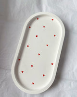 Handmade Jesmonite Trinket Tray – Luxury Decorative Tray for Jewelry, Keys & Home Decor