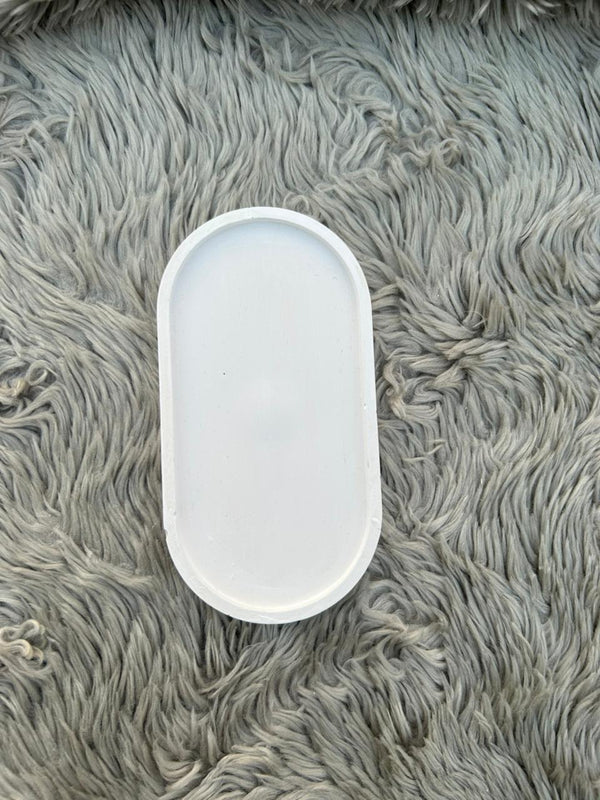 Handmade Jesmonite Trinket Tray  – Luxury Decorative Tray for Jewelry, Keys & Home Decor