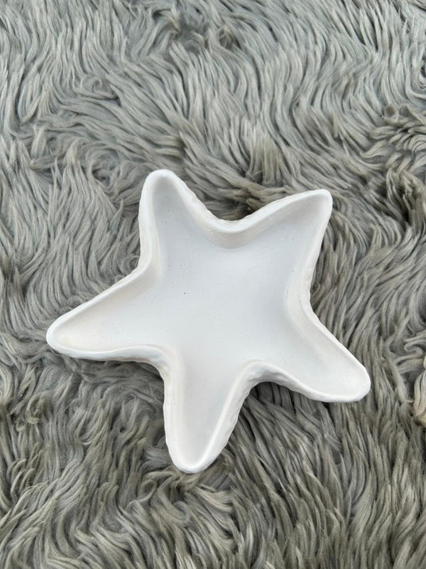 Handmade Jesmonite Star Tray – Luxury Decorative Trinket Dish for Jewelry, Keys & Aesthetic Home Decor
