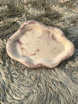 Handmade Jesmonite Marble Trinket Tray – Minimalist Marble Finish Decorative Tray for Jewelry, Candles & Home Décor