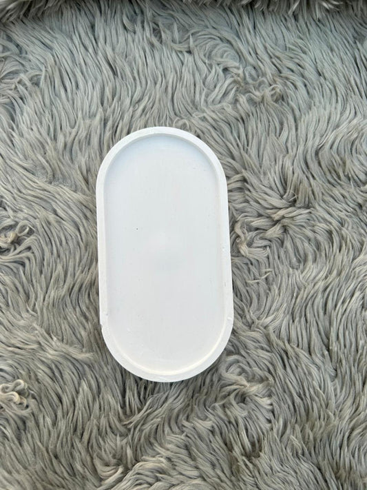 Handmade Jesmonite Trinket Tray  – Luxury Decorative Tray for Jewelry, Keys & Home Decor